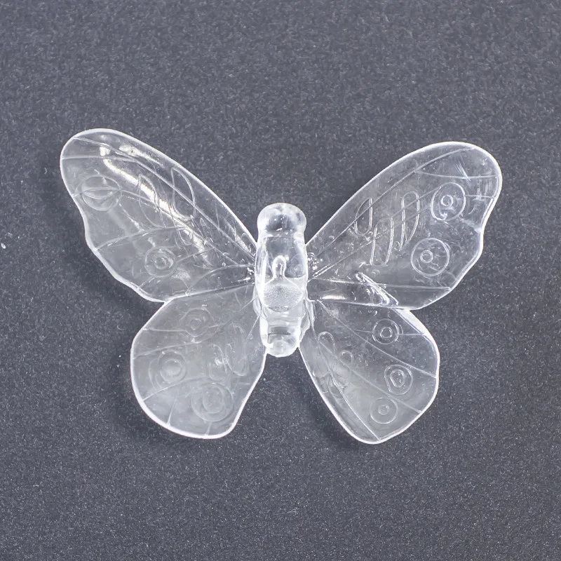 

100 шт. светодиодных разноцветных подвесных светильников-бабочек, декоративные аксессуары для уличного освещения на кемпинг и фестивали