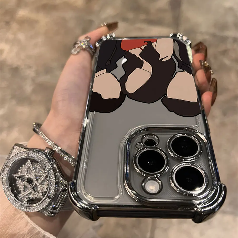 The Vampires Diaries Damons Placcatura Cassa Del Telefono Per Samsung S25 S24 S23 S22 S21 S20 Note20 Edge Plus Ultra 4G 5G Anti Caduta Airbag