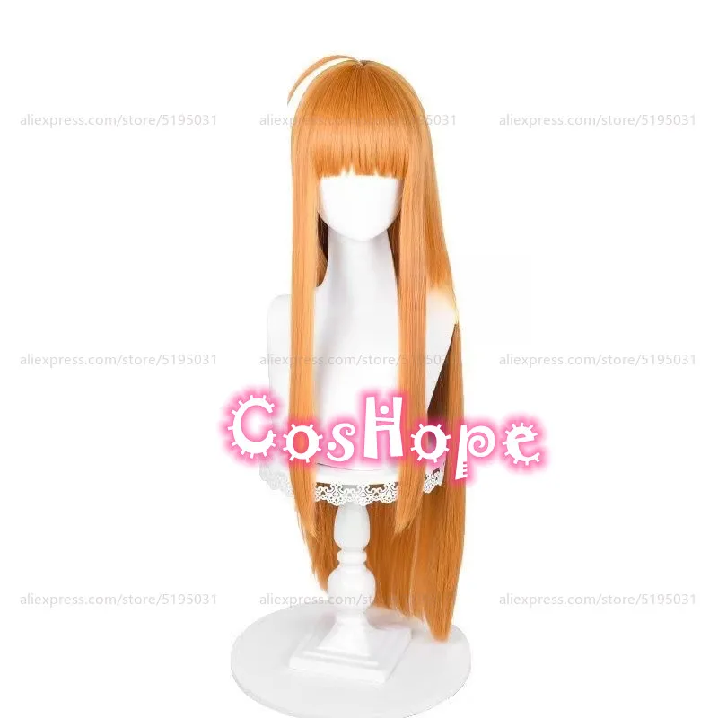 Futaba Sakura parrucca Cosplay uomo 85cm parrucca arancione lunga Cosplay Anime parrucche Cosplay parrucche sintetiche resistenti al calore