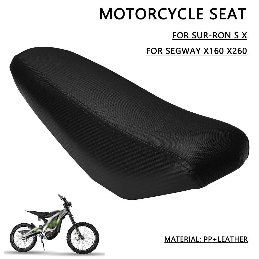 

Аксессуары для мотоциклов, сиденье для Segway X160 X260, кожаное сиденье из полипропилена для Sur-Ron Surron Light Bee X S, электрический велосипед для беговых лыж