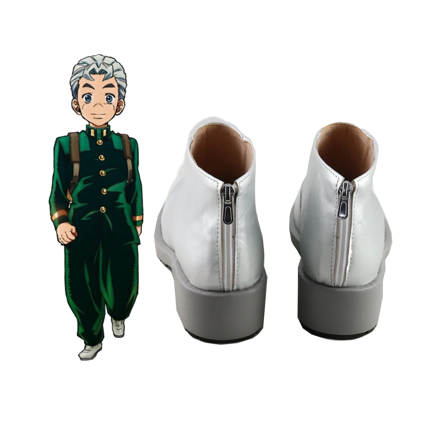 أحذية جوجو للمغامرة الغريبة هيروس كويتشي التأثيرية للنساء والرجال هيروس كويتشي كوس أحذية أنيمي رمادية
