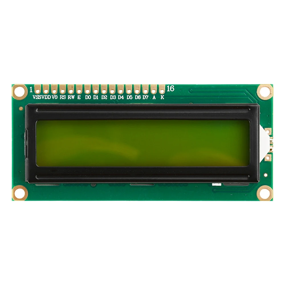LCD1602 1602 LCD Module Blue / Yellow Green Screen 16x2 Character LCD Display  PCF8574T IIC I2C Interface 5V for Arduino