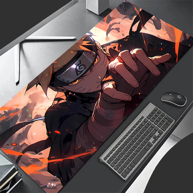 

Computer Varmilo Keyboard Mouse Pad naruto Uzumaki Anime Gaming Accessories Table XXL 900x400 Gamer Carpet Desk Mat Mousepad