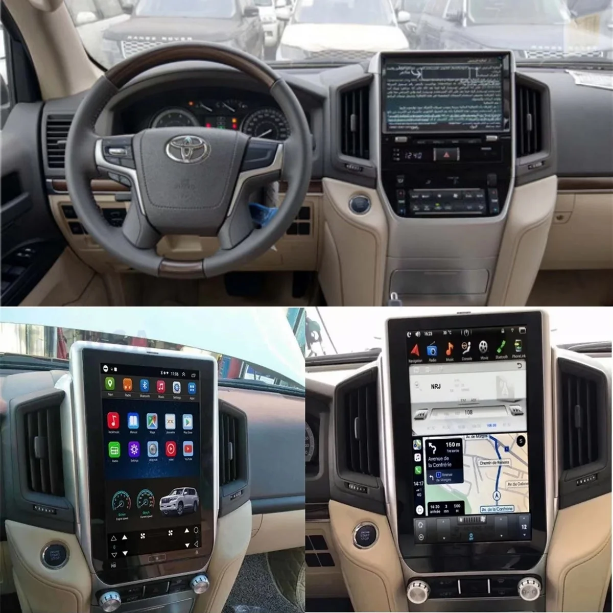 

Для TOYOTA LAND CRUISER LC200 2016-2019 Android Tesla Style автомобильный мультимедийный плеер авторадио головное устройство магнитофон