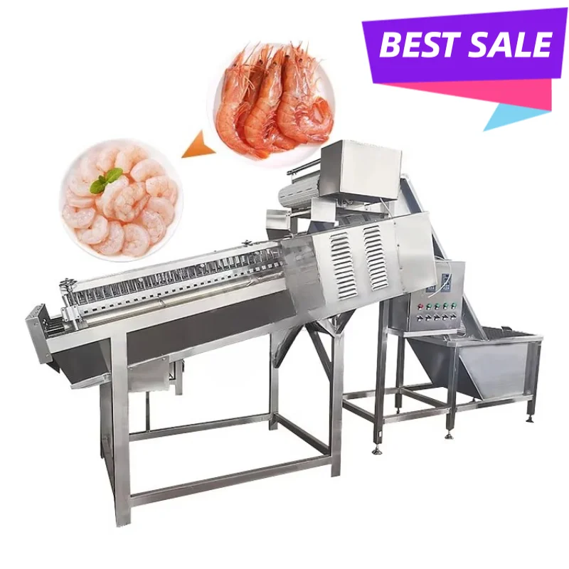 Shrimp Shelling Machine Customized Stainless Steel Seafood Processing Equipment Fast Peeling Solution
