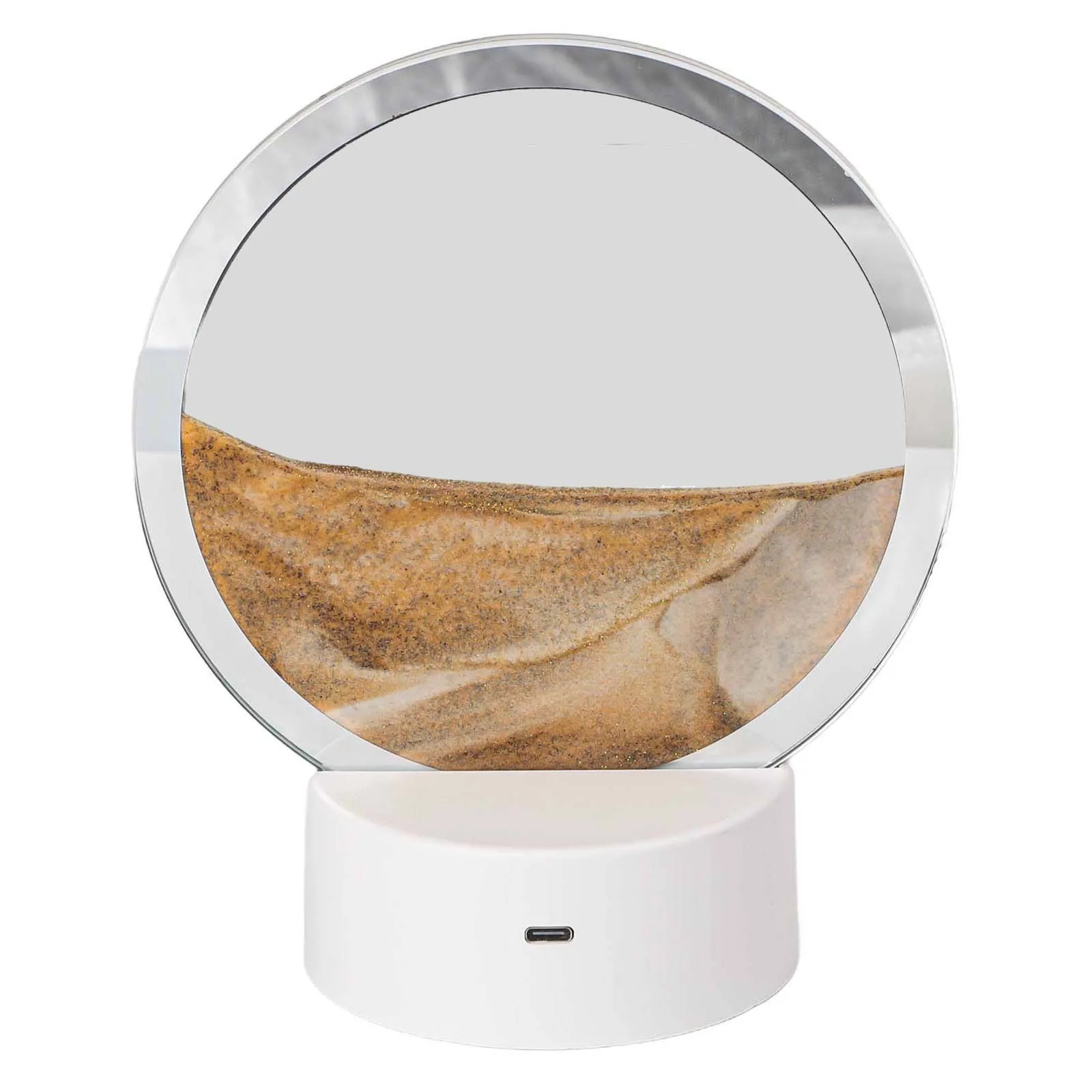 

USB-светильник на батарейках, декоративный, с динамическим песком, сенсорное управление, ночник для спальни