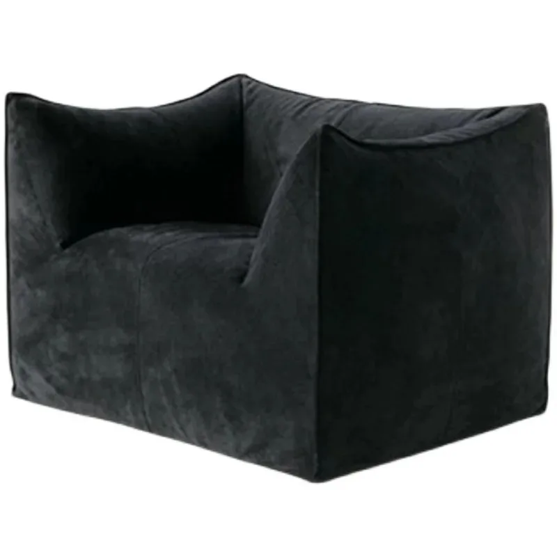 

Nordic creative wabi-sabi wind leisure sofa lamb wool medieval 2025 new lazy single minimalist sofa chair