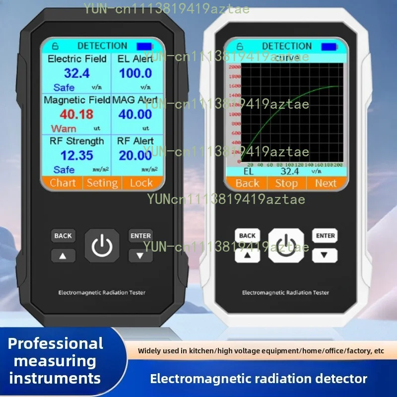 VT-ER2 EMF Meter - 3-in-1 Electromagnetic Field Radiation Detector for Electric, Magnetic & HF-RF