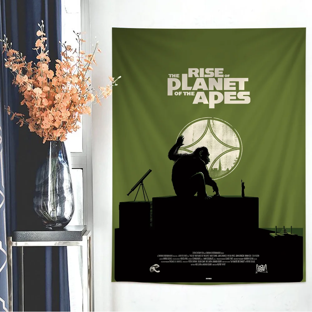 

R-Rise-of The Planet-of The Apes Colorful Tapestry Wall Hanging Hanging Tarot Hippie Wall Rugs Dorm Wall Art Decor