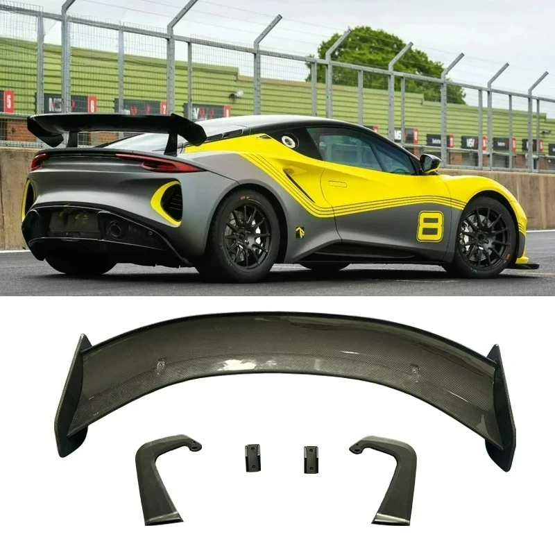 

Race-Inspired 100% Dry Carbon Fiber GT4-Style Wing FORLotus Emira Rear Spoiler Body Component