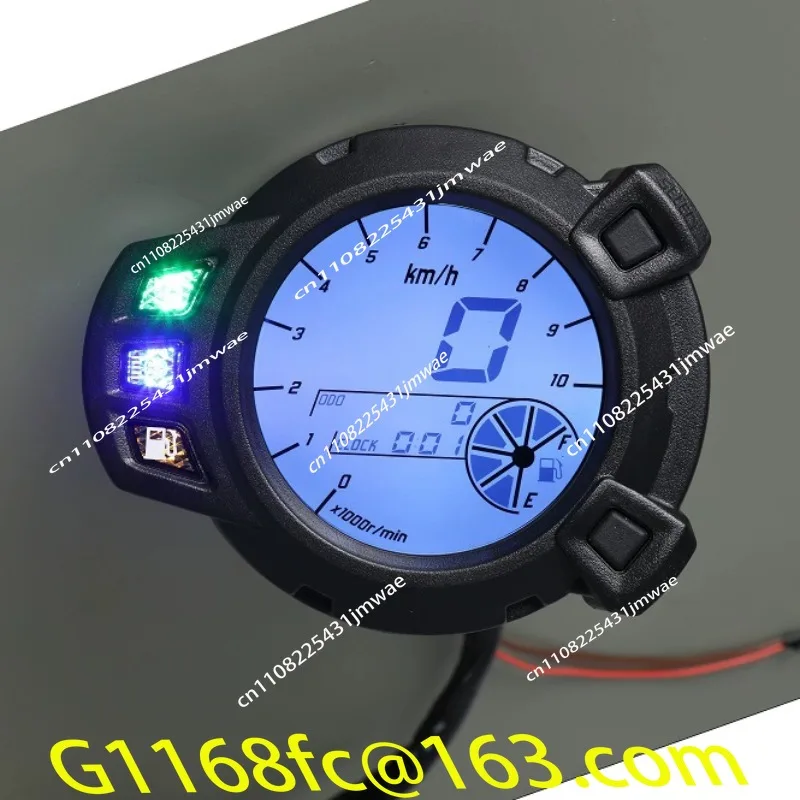 Motorcycle LCD Instrument Panel Suitable for LED Instrument Panel, Electronic LCD Speedometer, and Odometer