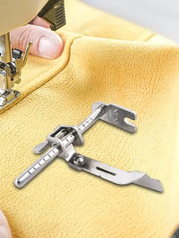 클립이 있는 마그네틱 재봉 가이드, 퀼팅 눈금자 헤머 가이드, 재단사 액세서리, 재봉틀 발 도구