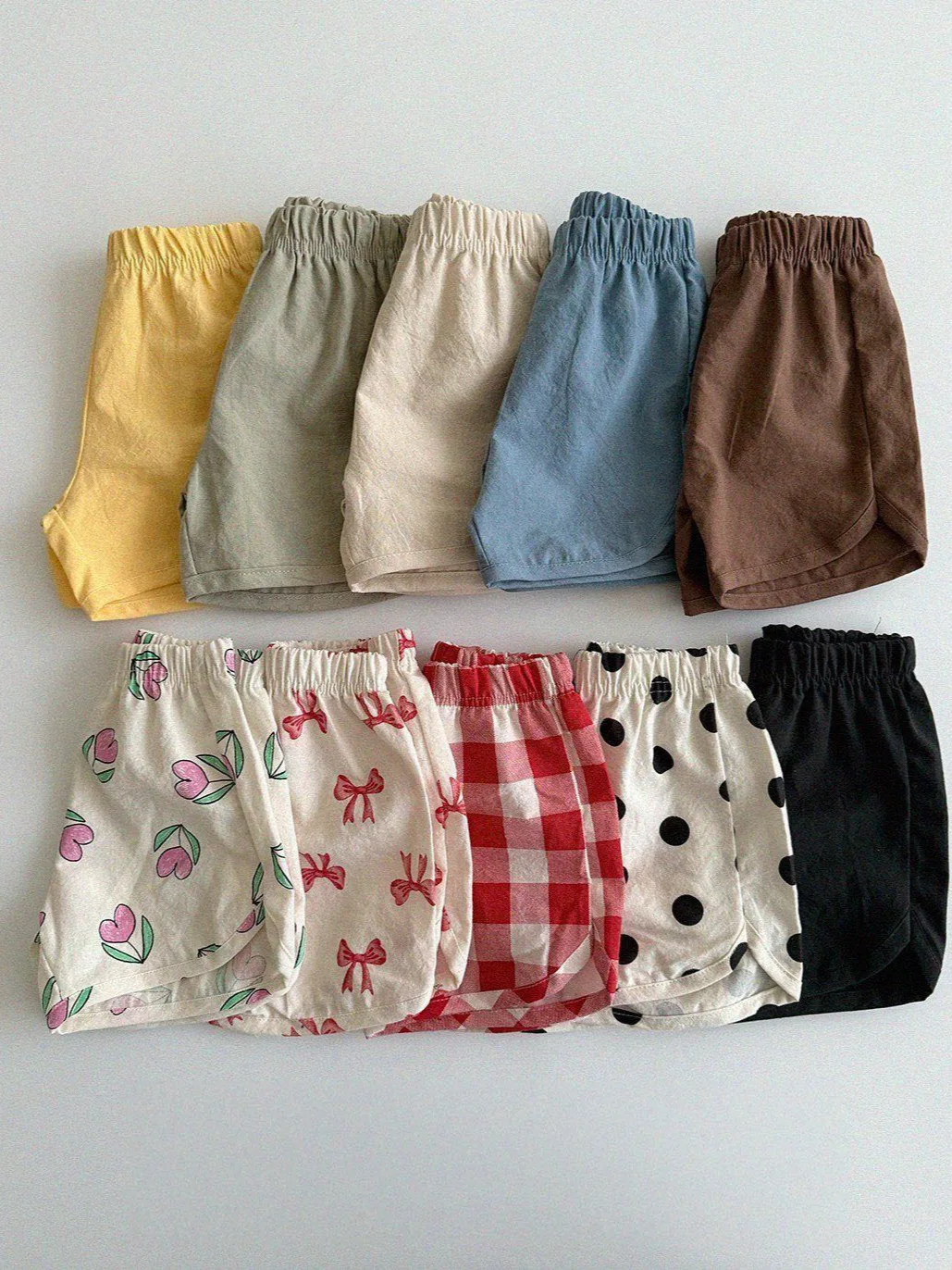 2026 Summer New Baby Cotton Breathable Shorts Infant Boy Girl Cute Print Shorts Toddler Loose Casual Pants Children Clothes
