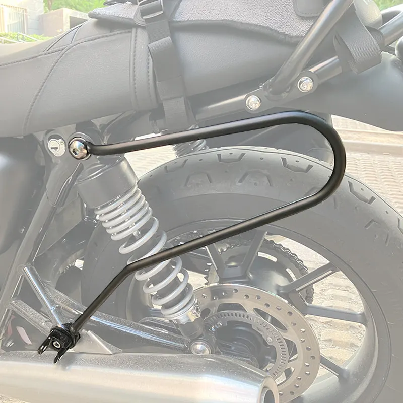 【Premium】For Triumph T100 T120 900 Double Street Dual Speed Twin Side Bag Rack Modified Small Climbing Stand