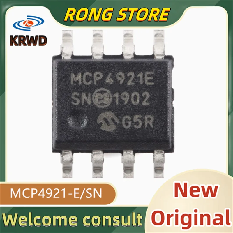 5 قطعة MCP4921ESN جديد الأصلي MCP4921-E/SN MCP4921-E MCP4921 SOP-8 #1