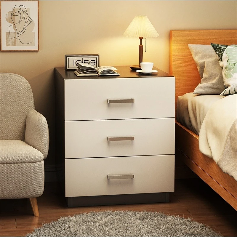 

Bedside table Simple modern bedside storage cabinet Household bedroom Bedside cabinet Simple storage cabinet Multi-layer rental