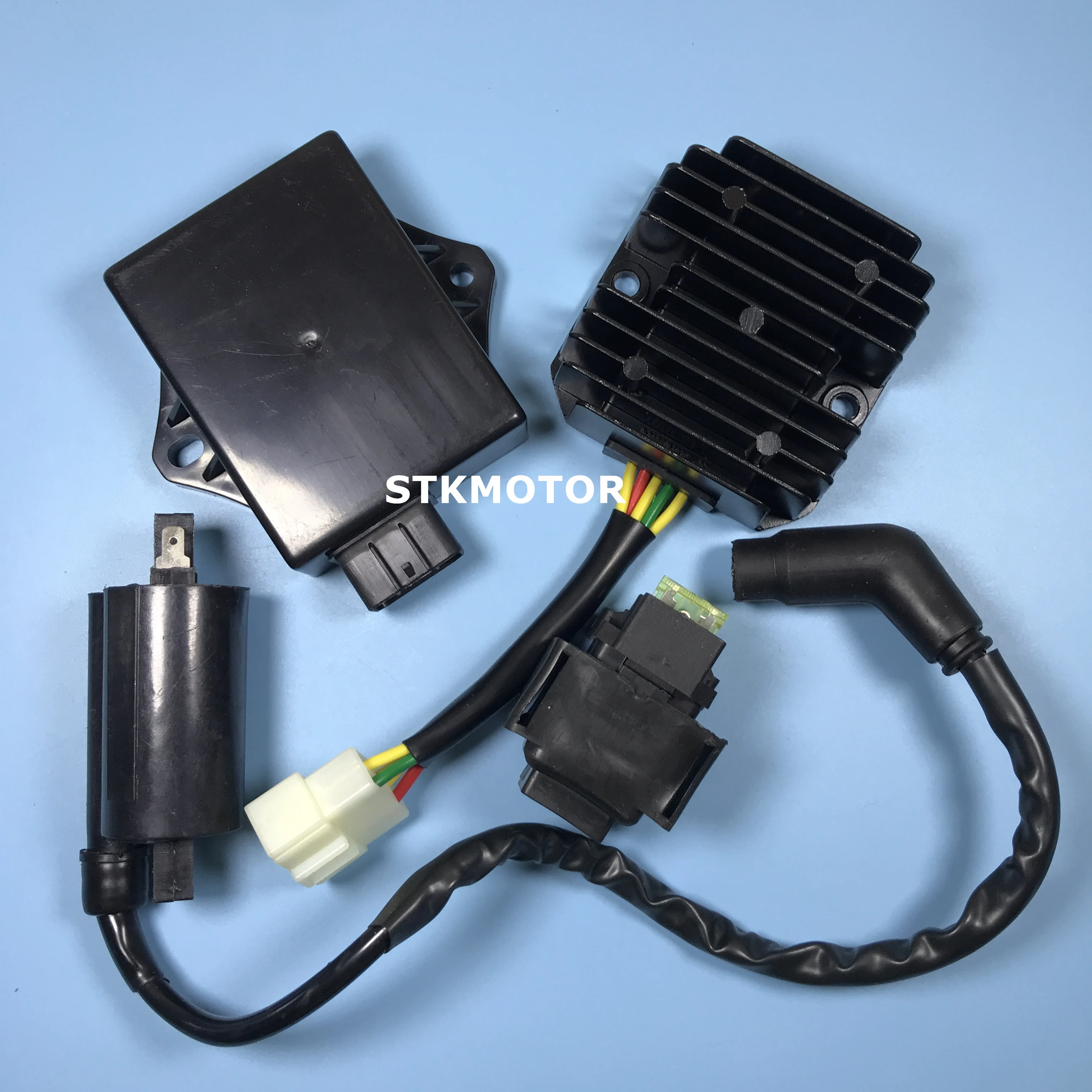 Replace Linhai 400CC Digital Ignition CDI Box Ignitor Ignition Coil Regulator Rectifier and Relay For Linhai LH400 ATV CUV Parts