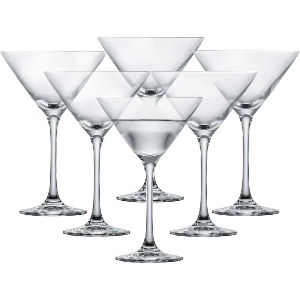 

Set of 6 Glasses, Dishwasher-Safe Tritan Crystal Glasses, Made in Germany (8.5 Ounce)