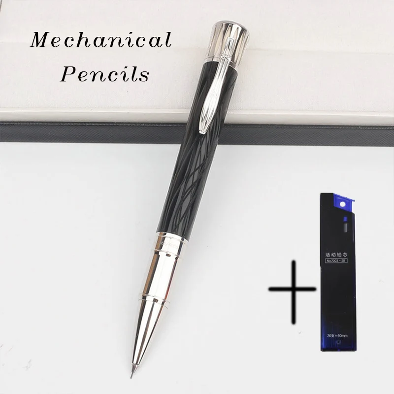 Writer Edition Mark Twain MB Luxury Mechanical Pencil Black/Blue/Red Wave Texture Engraved with Serial Number 0065/6000