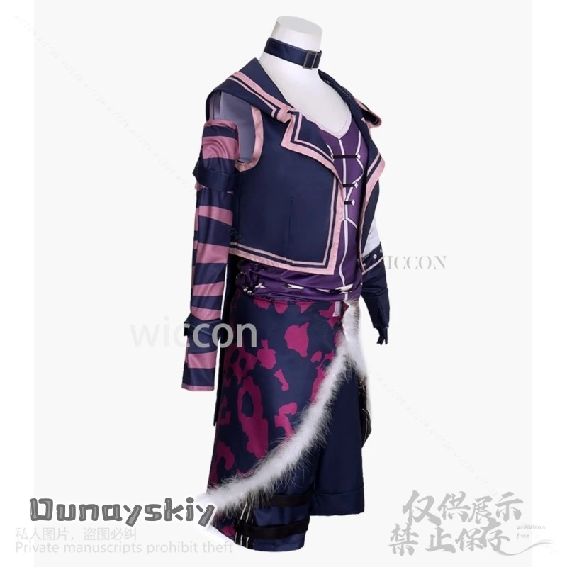 Flower V4 Cosplay Virtual YouTuber Costumes Short Pants Uniform Wigs For Boys Man Roleplay Halloween Christmas Party Customized