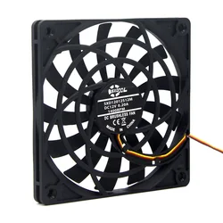 120mm DC 12V Slim Computer Case Mute Cooling Fan 120X120X 12mm 0.19A Silent Quiet Low Noise,for PC Chassis Cpu Cooling Fan