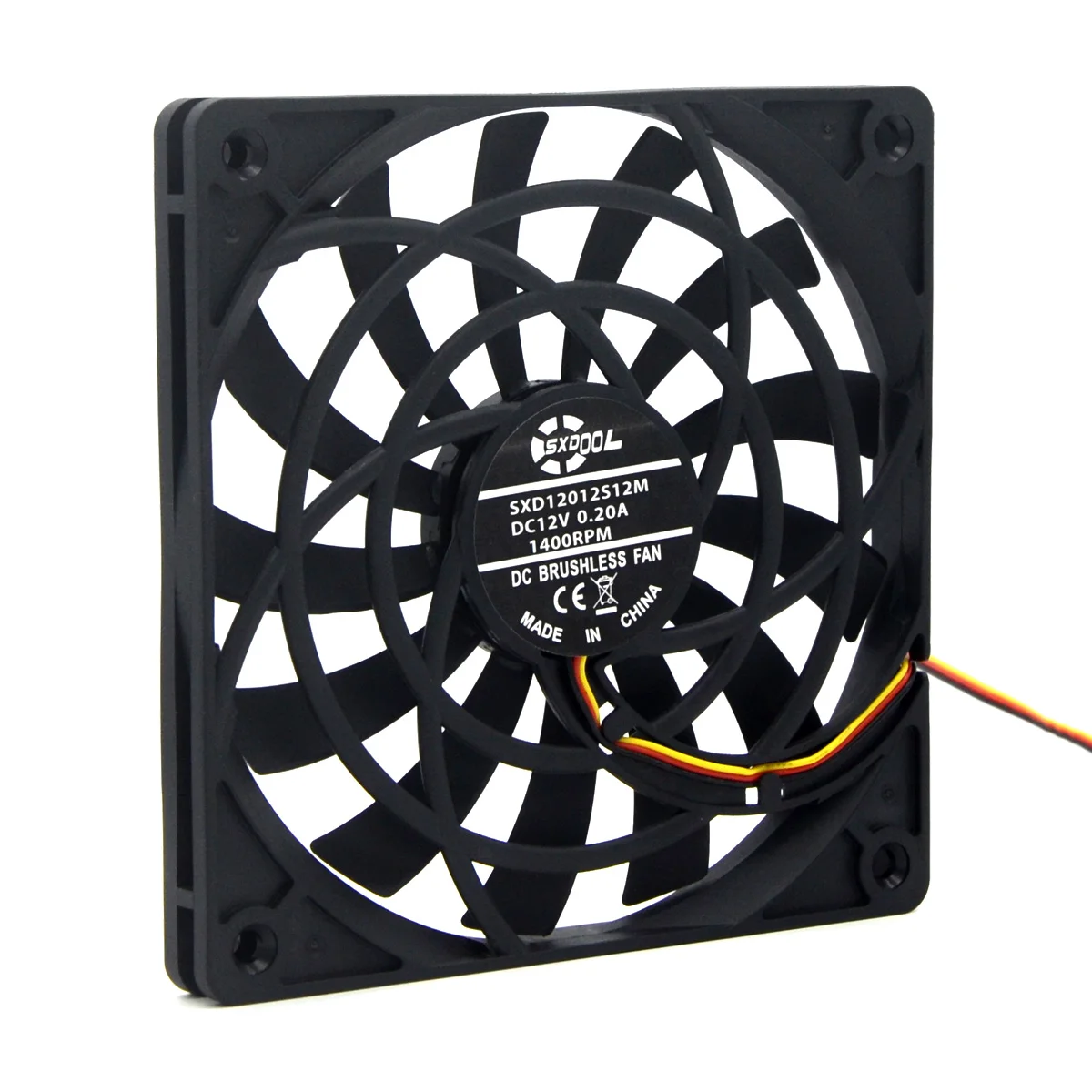 120mm DC 12V Slim Computer Case Mute Cooling Fan 120X120X 12mm 0.19A Silent Quiet Low Noise,for PC Chassis Cpu Cooling Fan