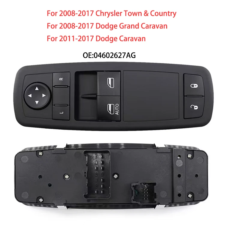 

04602627AG For Dodge Grand Caravan Chrysler Town & Country 2008-2017 Single Auto Left Driver Car Lifter Window Switch