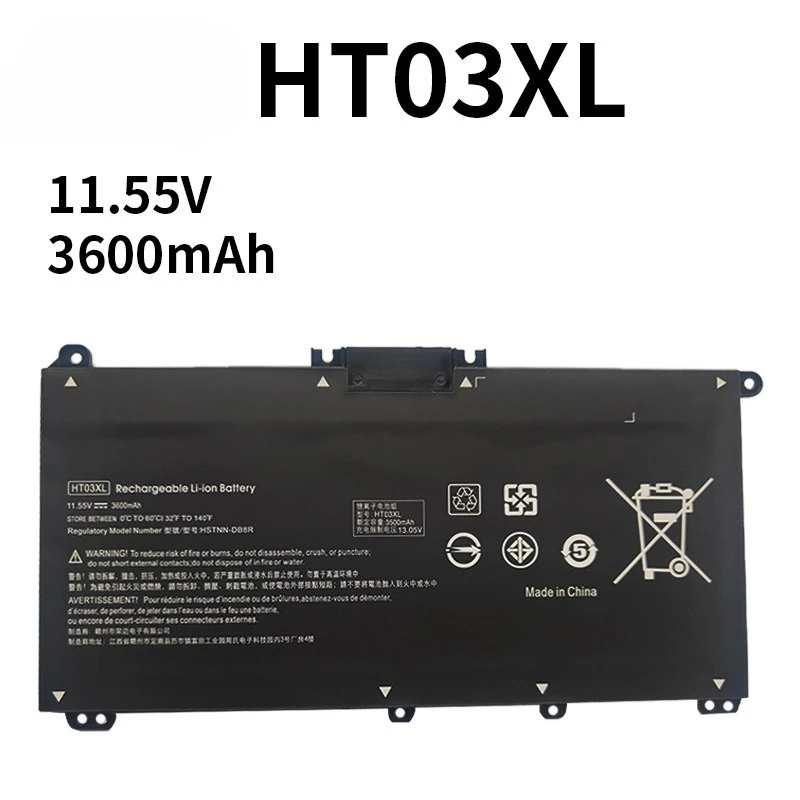 11.55V HT03XL بطارية الكمبيوتر المحمول ل HP TPN-Q207 TPN-C135 TPN-1131 TPN-Q208 240/255/245 G7 340 G5 HSTNN-LB7X HSTNN-LB7L HSTNN-LB7J