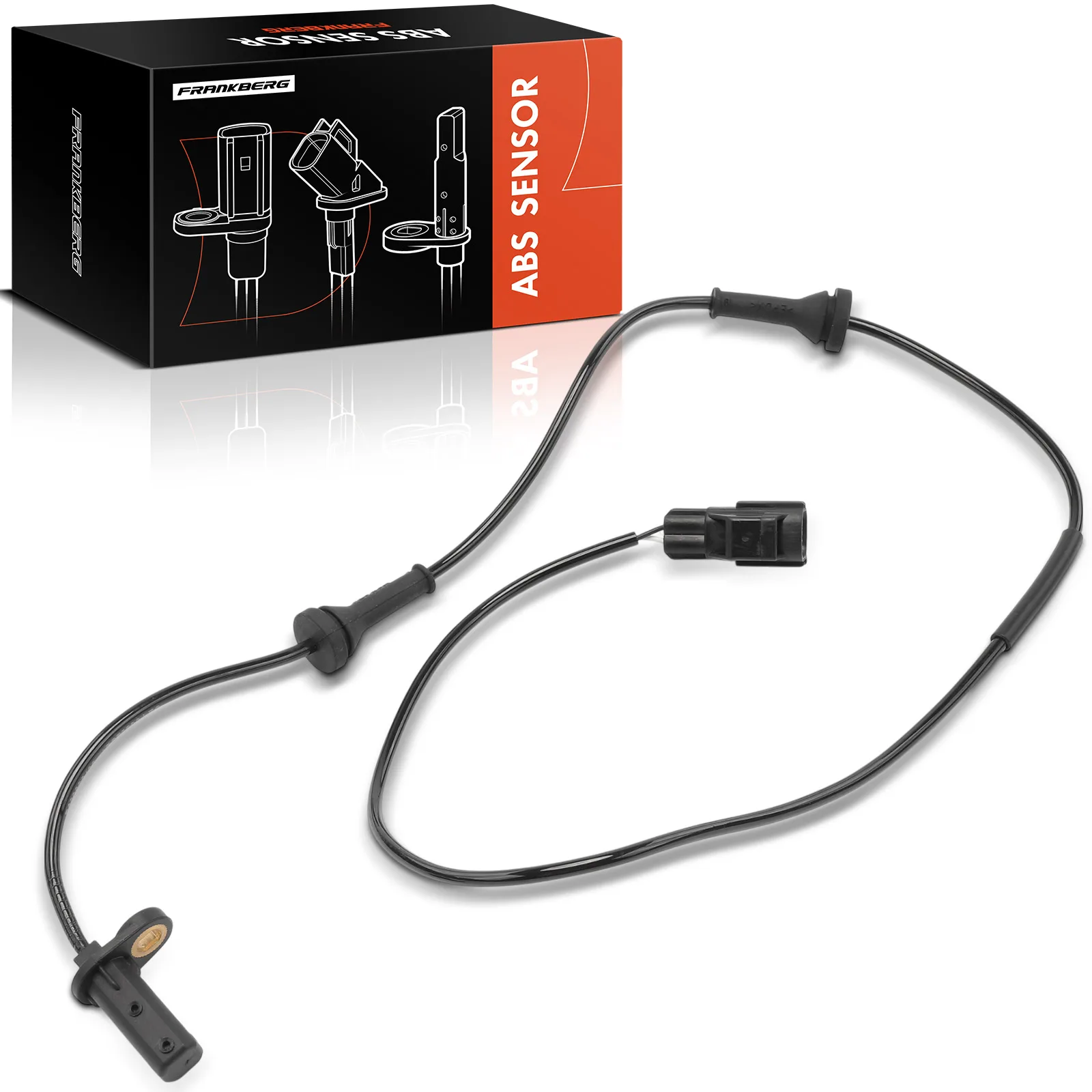 Frankberg 1x ABS Sensor Vooras Links voor Volvo S60 I S80 V70 II XC70 Cross Country 2.0L 2.4L 1997-2010 30773838 9496961