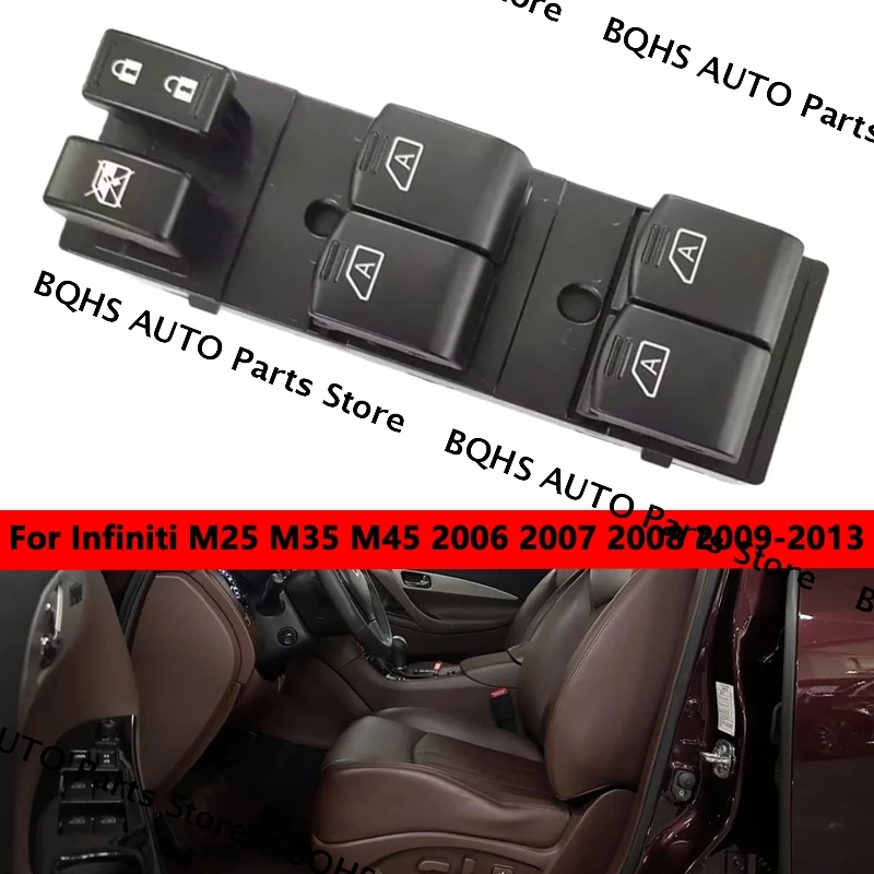 

25401-EH100 Driver Side Electric Power Window Master Control Switch Button For Infiniti M25 M35 M45 2006 2007 2008 2009-2013