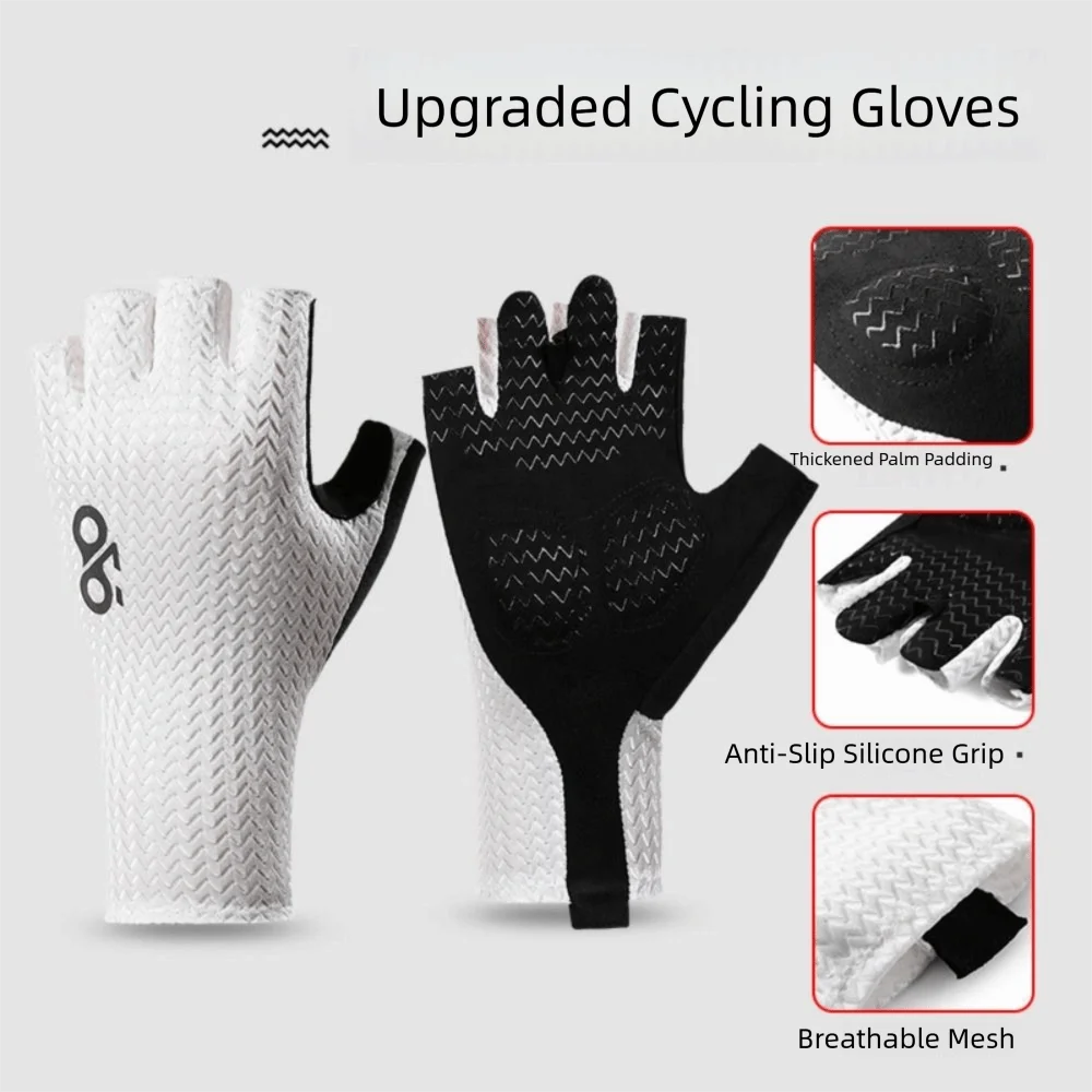 

Wear-Resistant Motorcycle Gloves Anti-Slip Vintage Racing Finger Mittens Fingerless Goatskin Leather Men'S Fingerless Gloves