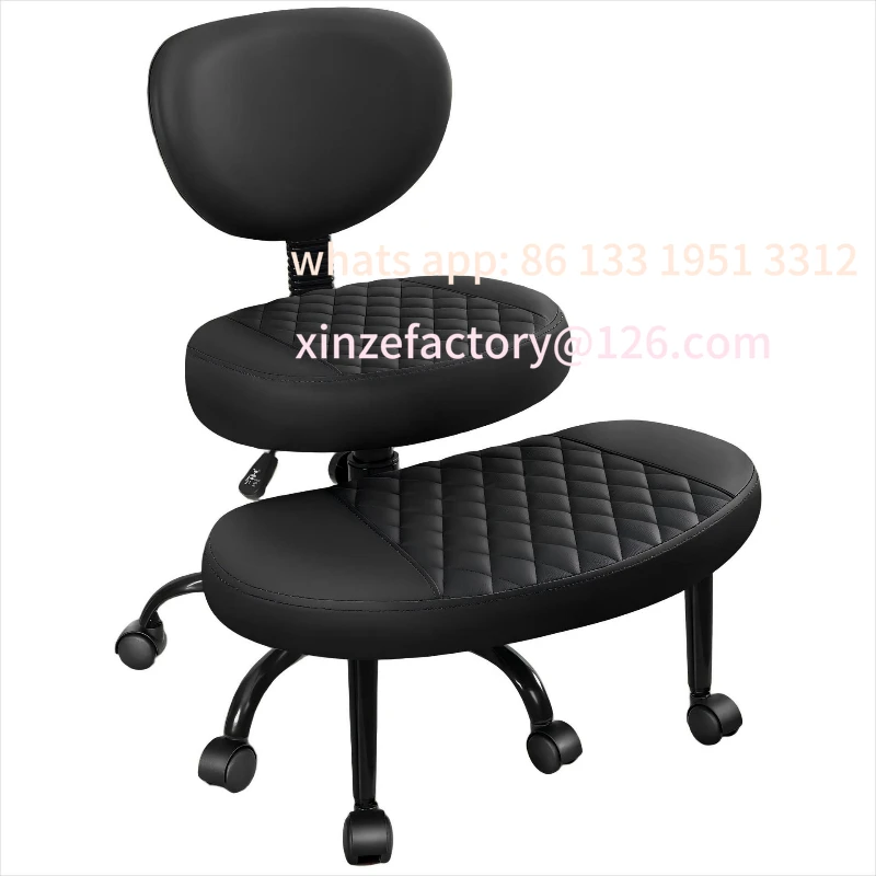 

Customizable Cross-Leg Chair for Office, Meditation, Yoga - Adjustable Height with Waist Support