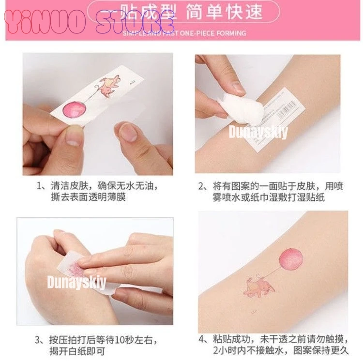 Honkai Star Rail Anaxa Cosplay Tattoo sticker Tattoo On The Back Of The Hand Anaxagoras Grove Halloween for Women Men Carnival