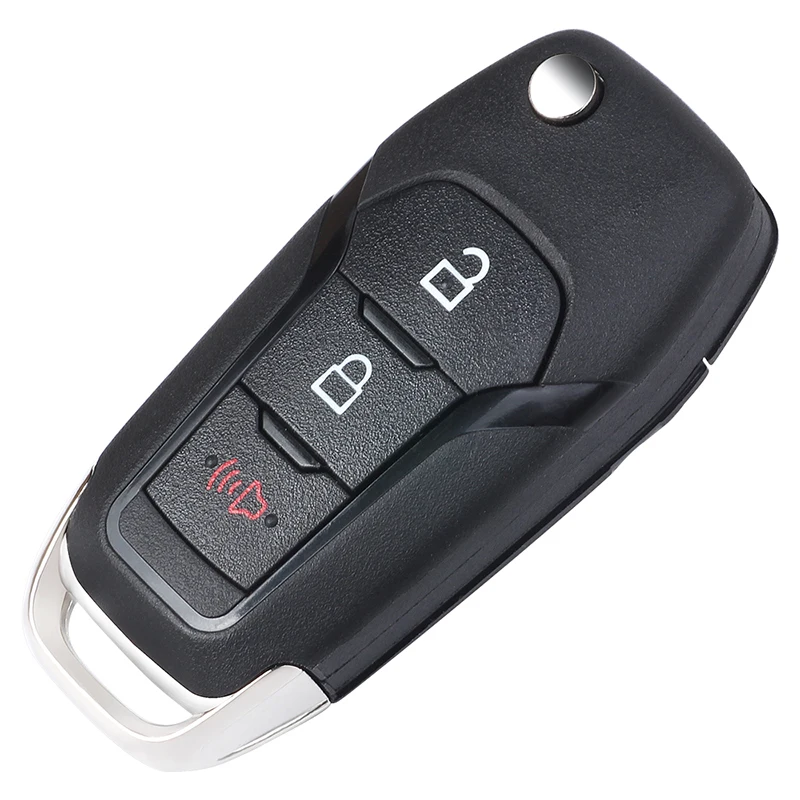 KEYECU 433MHz ID49 Chip FCC ID: N5F-A08TBLP P/N:164-R8334 Flip Keyless Remote Key Fob for Ford F-150 F-250 2023 2024