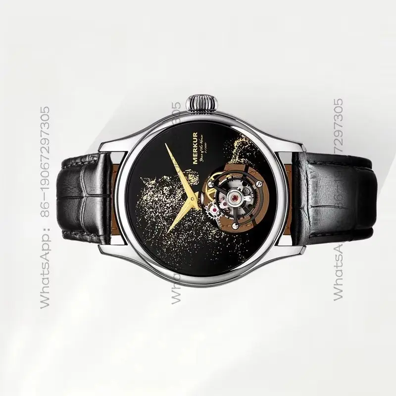 Joint Men's Manual Mechanical Tourbillon Watch Year of The Horse