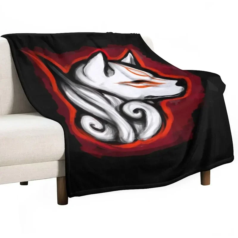 Great god Amaterasu throw blanket luxury throw soft plush plaid blankets