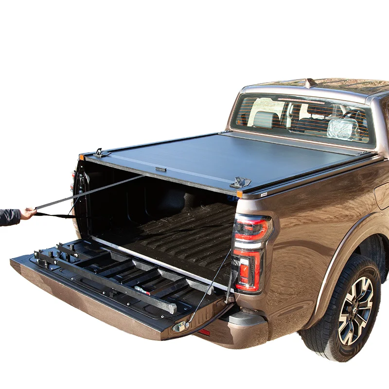 

Factory Wholesale Pickup Truck Bed Cover Manual Roller Shutter Tonneau Hard Lid for Ranger for Sports Bars