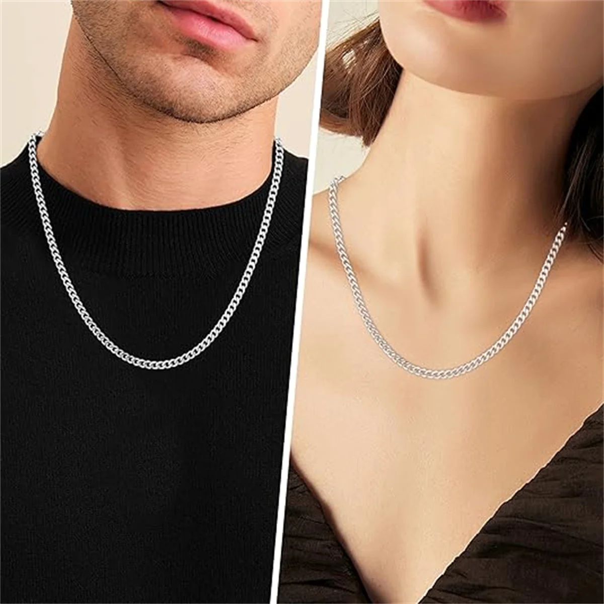 925  Silver Necklace 16/18/20/22/24/26/28/30 Inches 2MM String Chain For Women Men High Quality Jewelrys Gifts