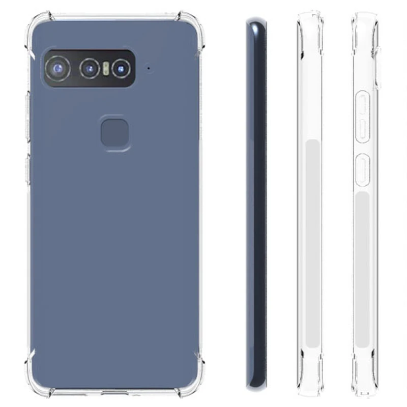 For Asus Snapdragon Insiders Case Air Cushion Shockproof Airbag Clear Silicone TPU Back Cover Case for Asus Snapdragon Insiders