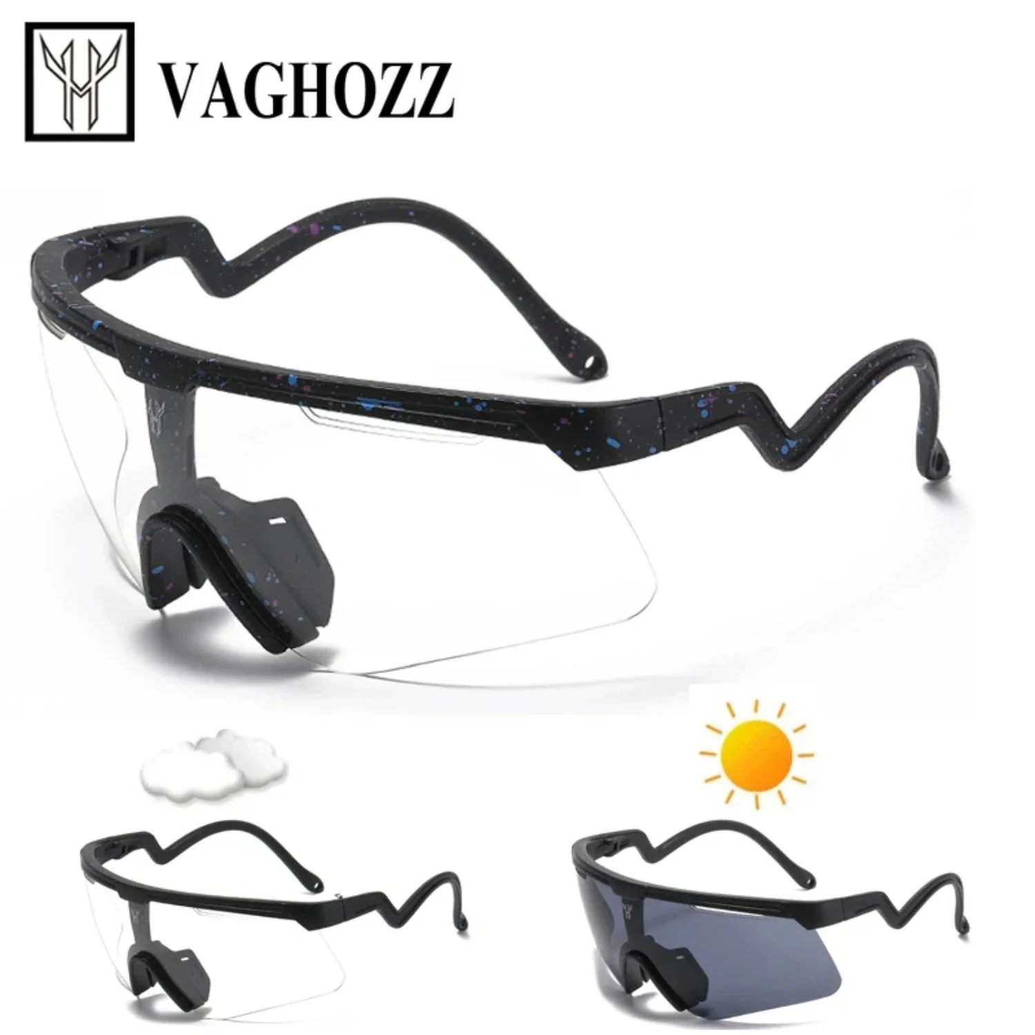 

BRAND Photochromic Cycling Glasses Men Women Outdoor Sport Sunglasses Mtb Bike Bicycle Eyewear Fishing Hiking Goggles