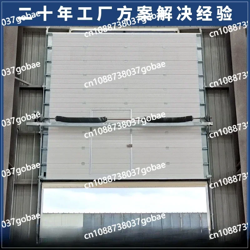 Industrial lift door vertical flap bending industrial slide up wind resistant warehouse fire lift