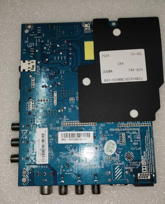 ¡Envío gratis! Interfaz de placa base de TV de red WIFI, CV9255-A32, voltaje de corriente constante 30-50V, 300ma, 1G, búfer + 8G, memm
