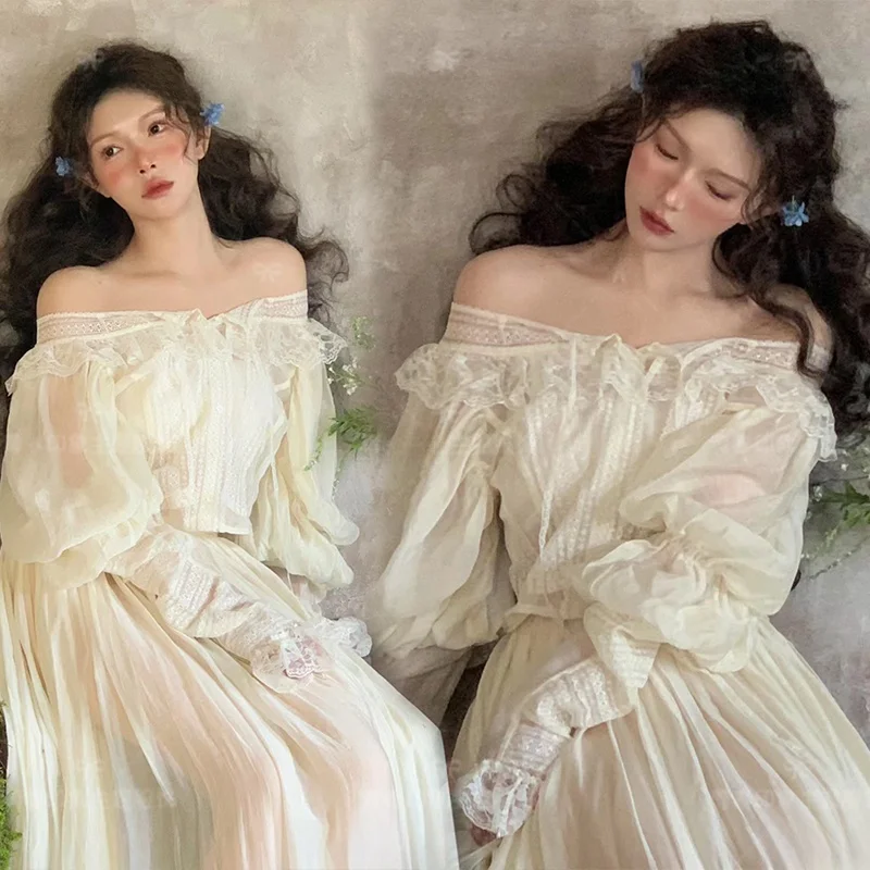 Artistic Portrait Photography Costume  Style Oil Painting Theme Private Studio Photo Shoot Young Girl Traditional Costume