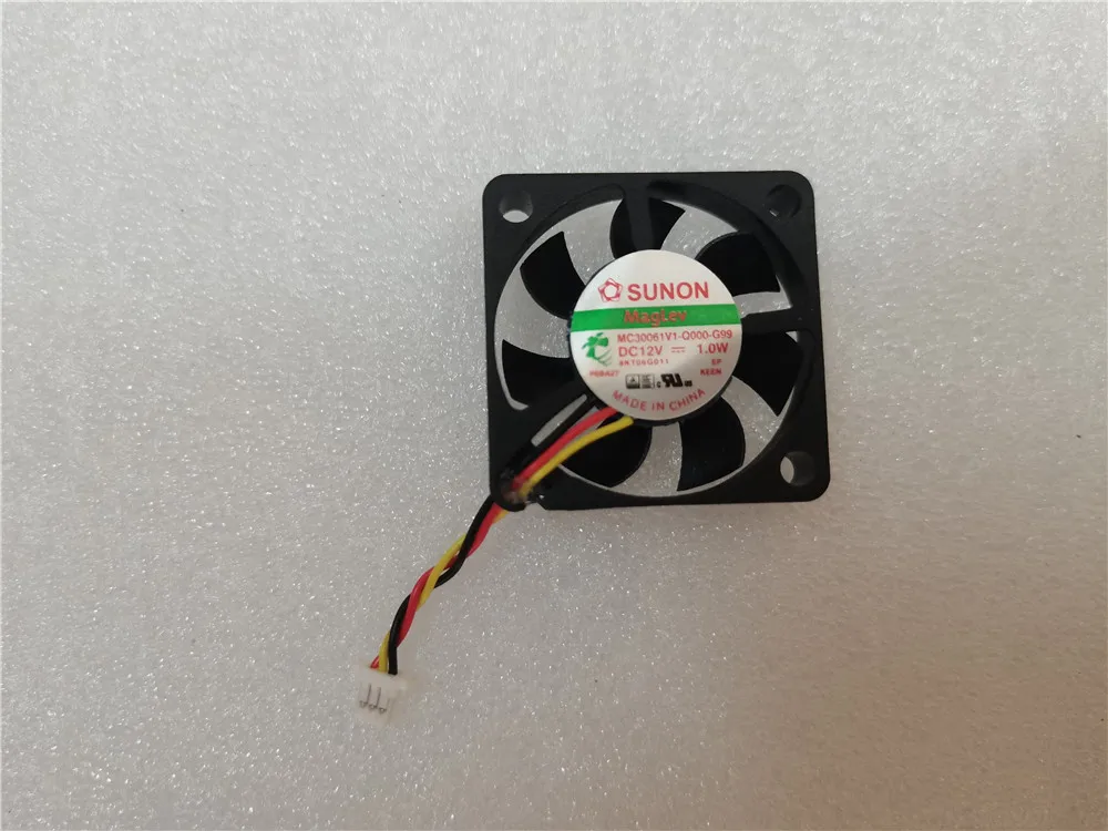 FAN FOR SUNON MC30061V1-Q000-G99 DC 12V 1.0W 30*30*06MM 3cm 3-line Projector Ultra-thin Cooling Fan ME45100V1-000C-A99 4510 5V