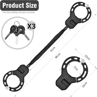 AUTO Electric Scooter Locks Anti Theft Electric Scooter Scooter Bag Anti-Theft Chain Lock