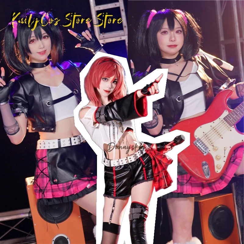 

Nico Yazawa Cosplay Anime Loveee Live ! Costume Gothic Lolita Skirt Women's Dresses Princess Dresses Anime Outfit Wig Prop Suit