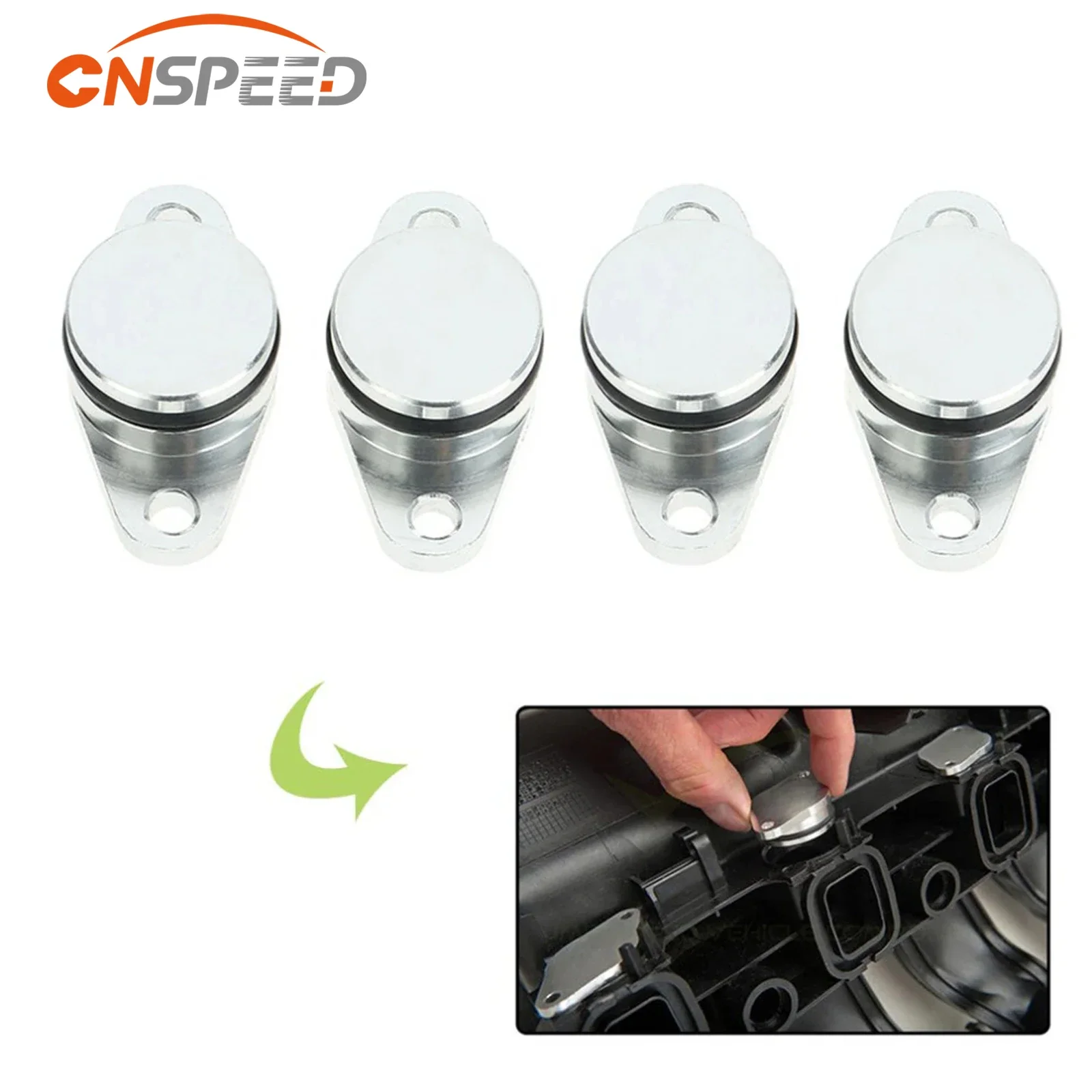 

4pcs 22mm Professional Diesel Swirl Flap Blanks Bungs Intake Gaskets Kit For BMW 320D 730D YC101516-SL