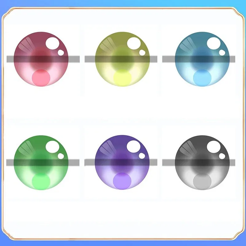 2025 11 헤드 아이즈 아이볼 퍼리팬덤 키구루미 코스프레 의상 눈동자 액세서리 동물 먼지망 프린팅 퍼리 키구루미