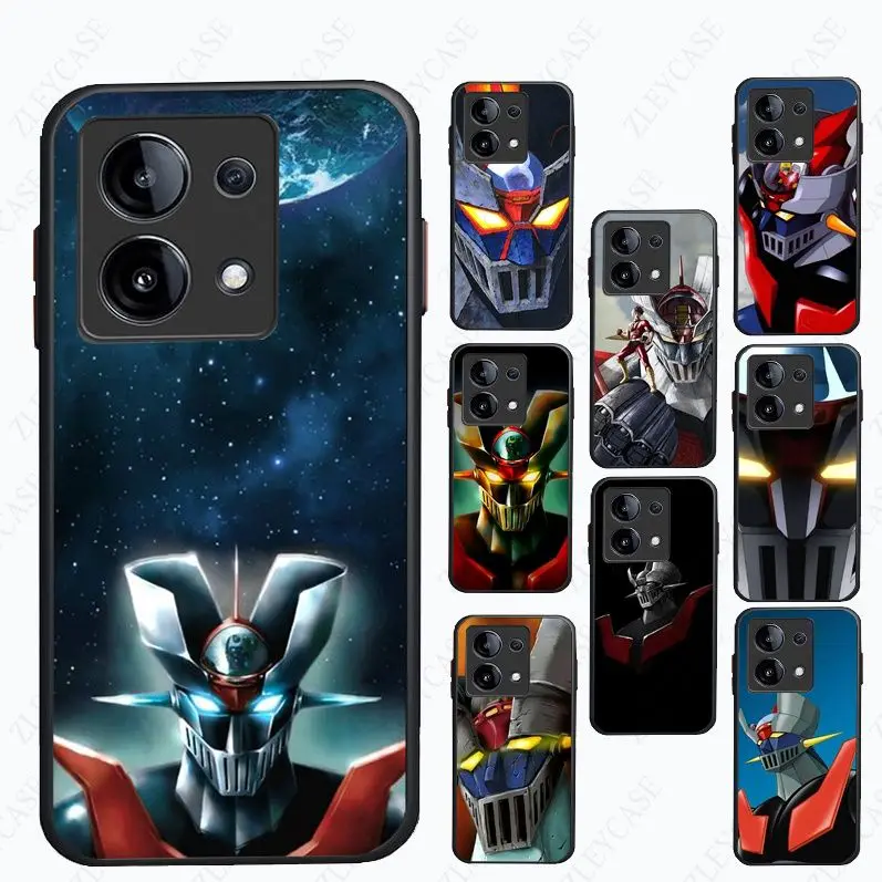 fundas cell Mazinger Z Phone Cover For Xiaomi Redmi Note13pro note12pro 11pro note10pro 9pro 8pro 9s 9T 8T K40 12C 10C 9C Cases