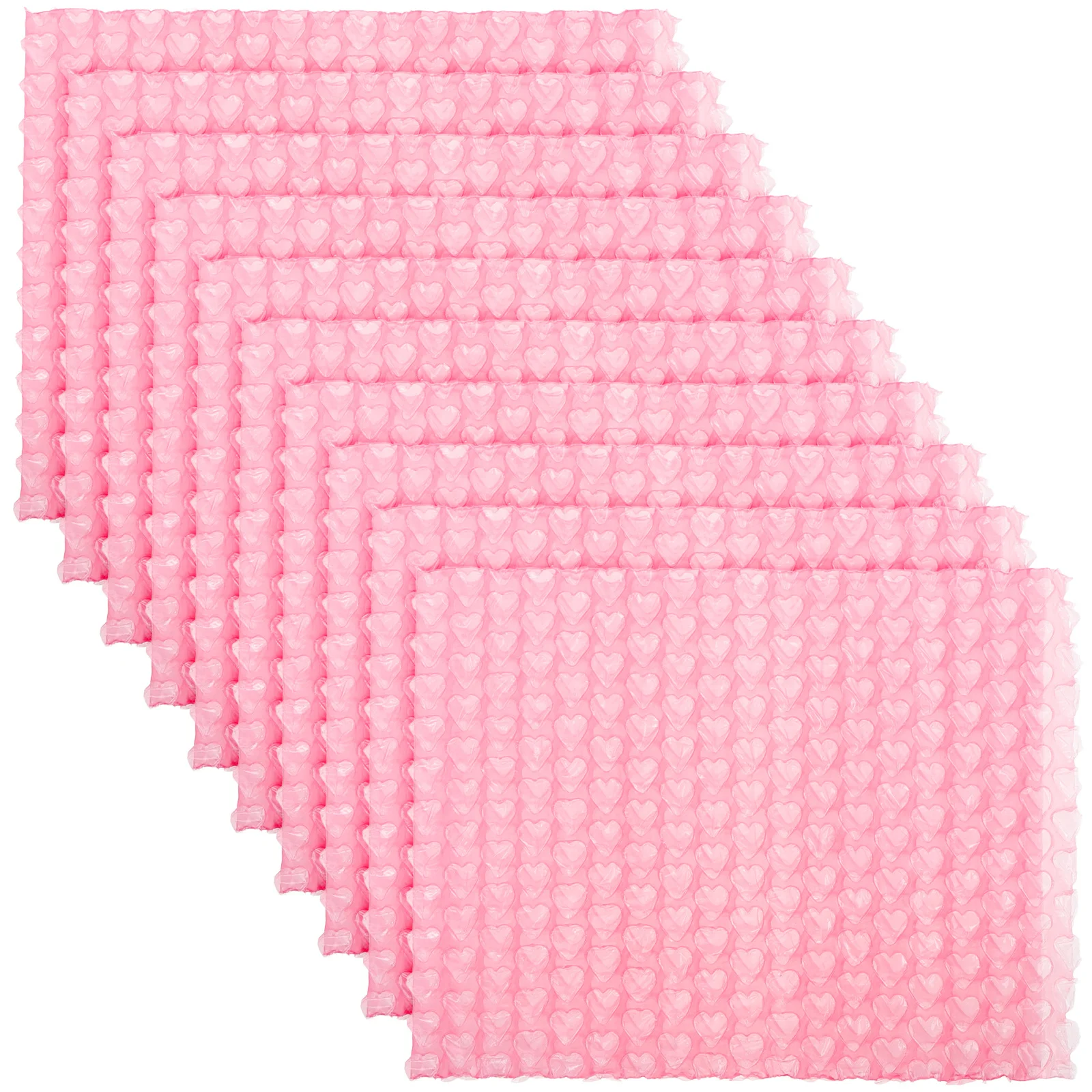 20Pcs Heart Shaped Bubbles Mailers Durable Storage Solution for Cards Presents Car Clutter Free Organization Small Business